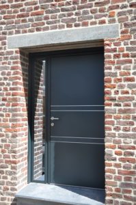 porte k line aluminium vlp menuiserie